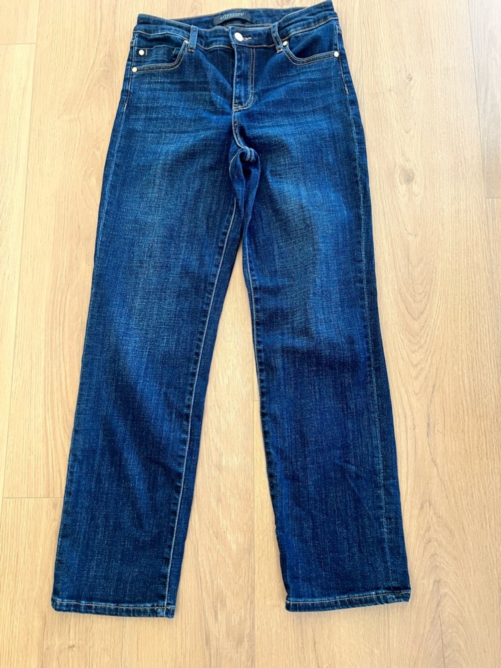 Liverpool LA Kennedy Straight Leg Women's Dark Blue Stretch Jeans Size 6/28